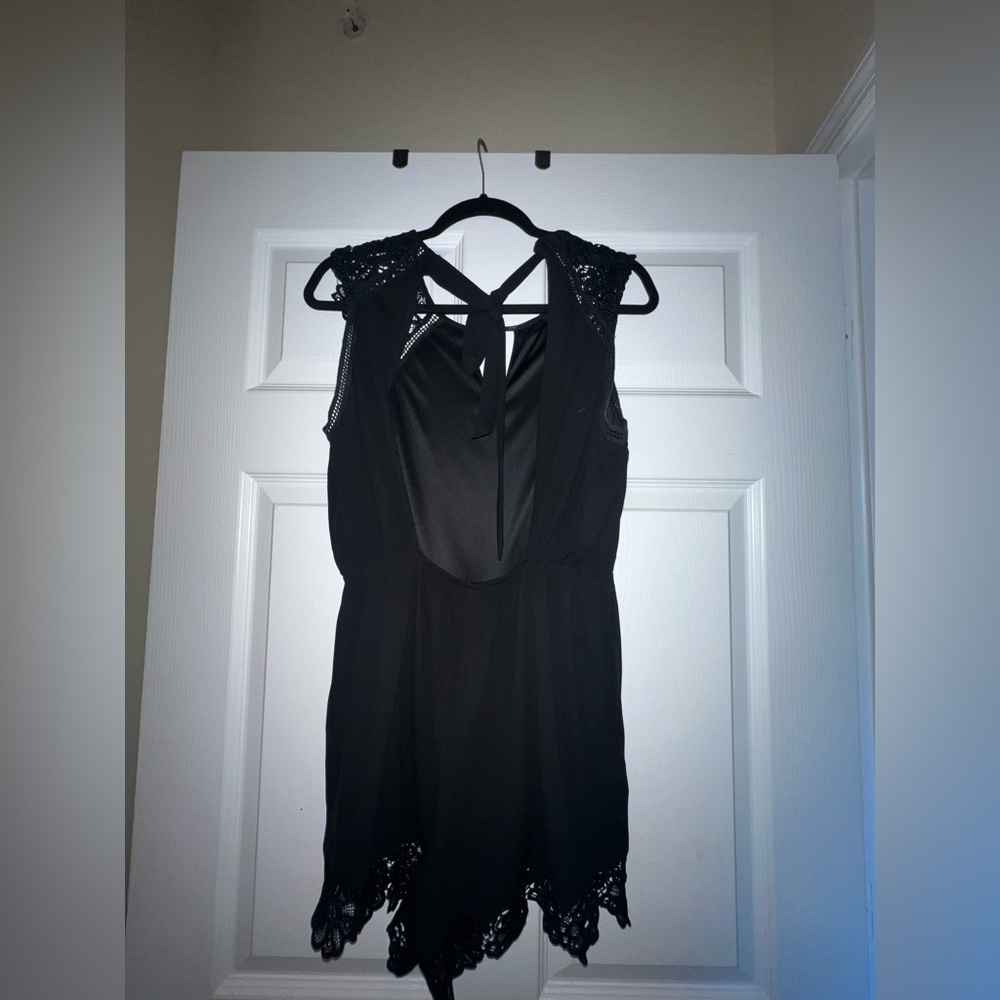 Black fancy Romper